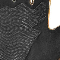 Palm grip texture on heated work gloves for secure handling.