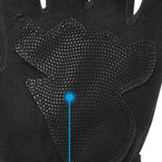 Heated riding gloves with knuckle protection and adjustable wrist closure